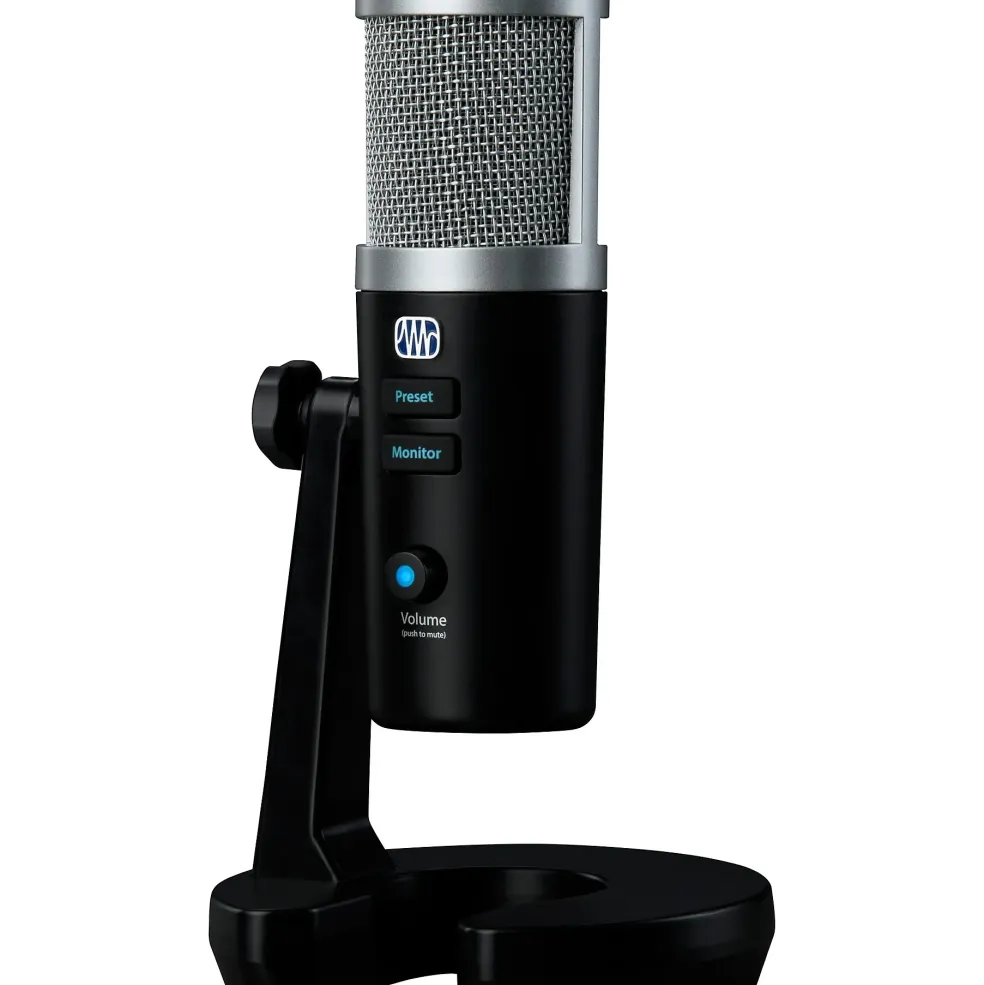 PreSonus Revelator USB-C Compatible Microphone With StudioLive Black