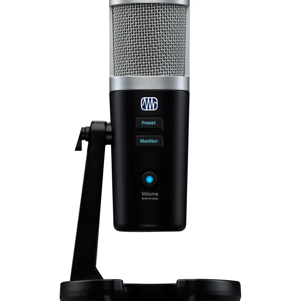 PreSonus Revelator USB-C Compatible Microphone With StudioLive Black