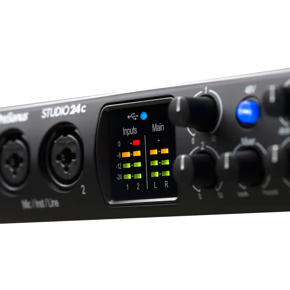 PreSonus Studio 24c USB-C 2x2 Audio/MIDI Interface