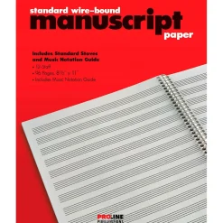 Proline Standard Wire-Bound Manuscript Paper Pad