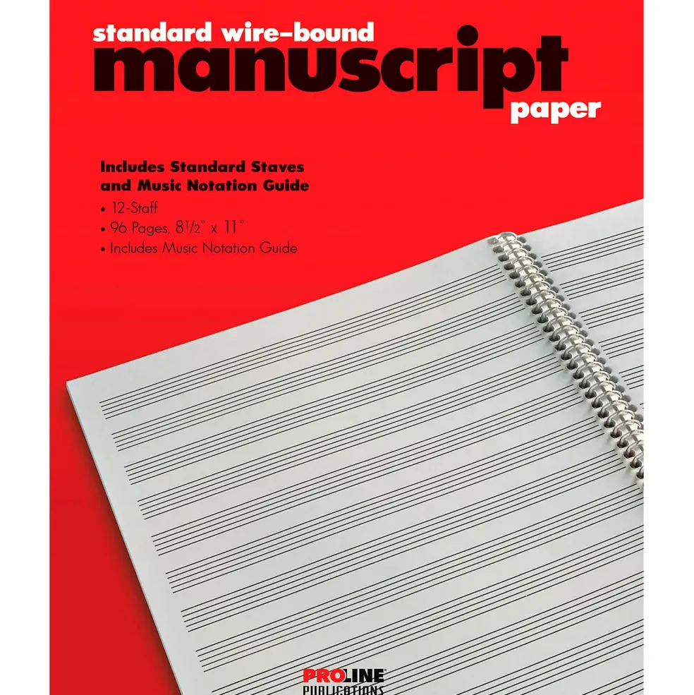Proline Standard Wire-Bound Manuscript Paper Pad