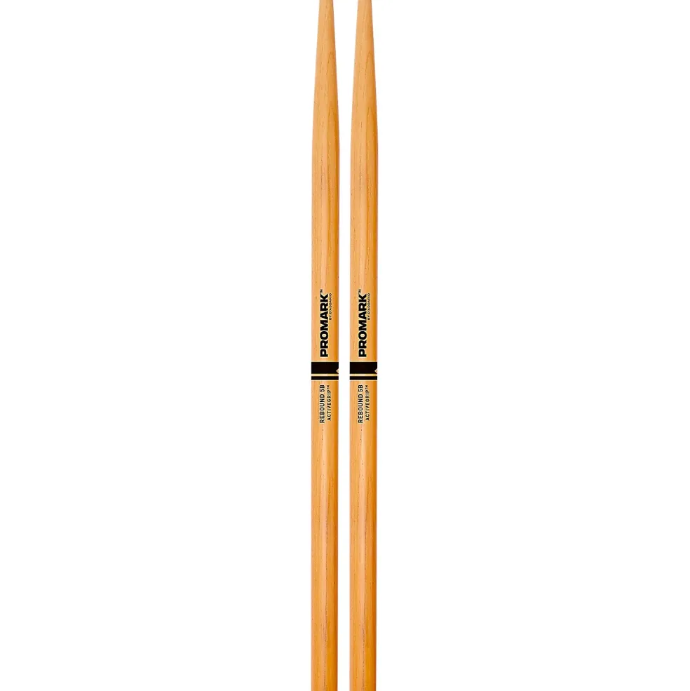 Promark ActiveGrip Clear Rebound Balance Drum Sticks 5B Wood