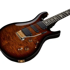 PRS 509 10 Top with Pattern Regular Neck Electric Guitar Black Gold Burst