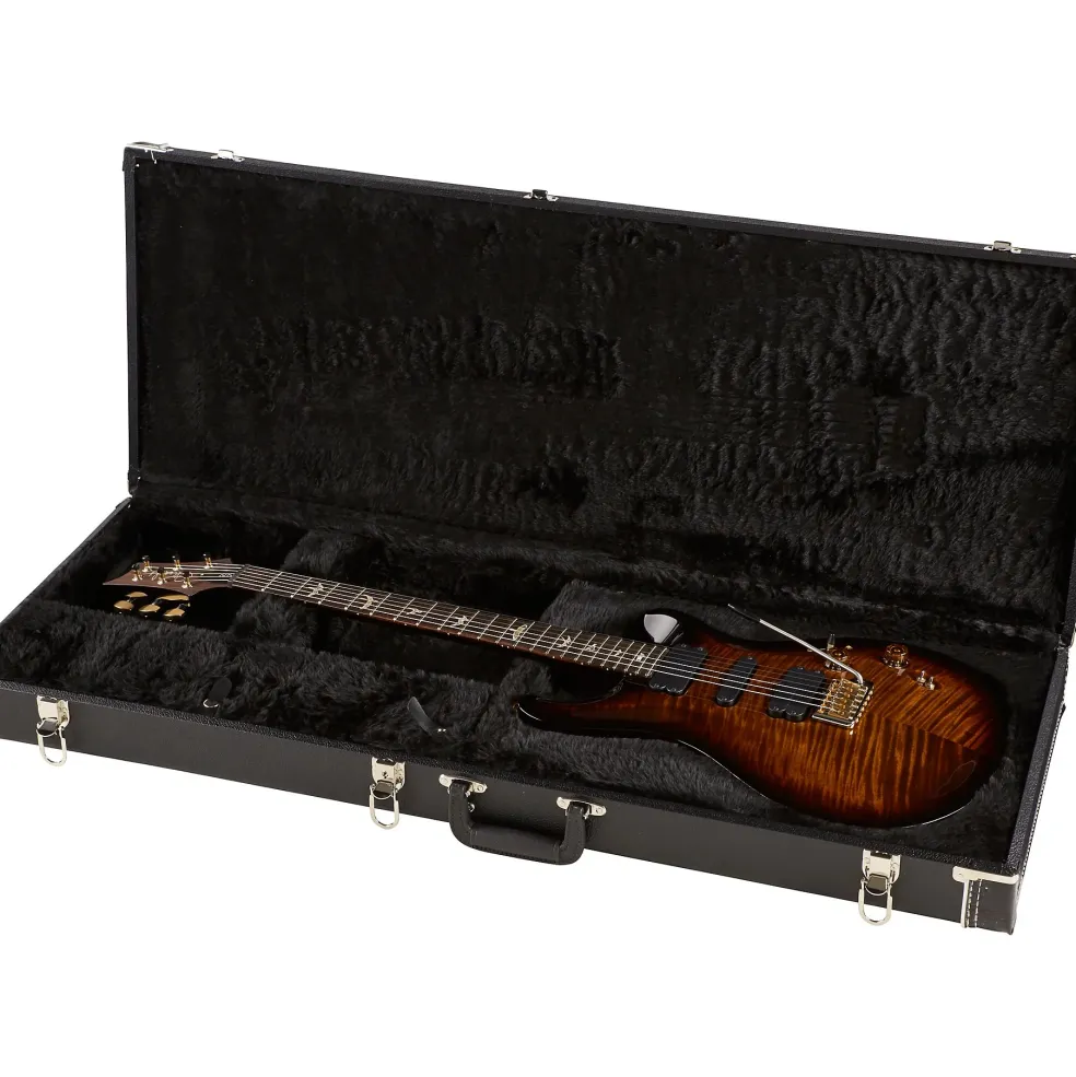 PRS 509 10 Top with Pattern Regular Neck Electric Guitar Black Gold Burst