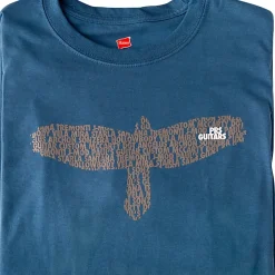 PRS Bird As A Word Slate Blue T-Shirt Large