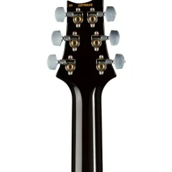 PRS Custom 24 Carved Figured Maple Top With Gen 3 Tremolo Solidbody Electric Guitar Black Gold Burst