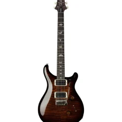 PRS Custom 24 Carved Figured Maple Top With Gen 3 Tremolo Solidbody Electric Guitar Black Gold Burst