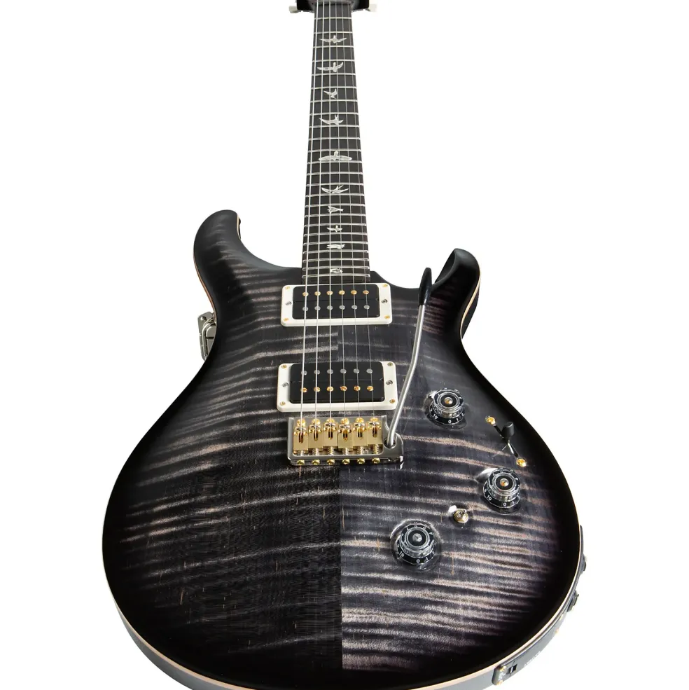 PRS Custom 24 Piezo 10-Top Electric Guitar Charcoal Burst