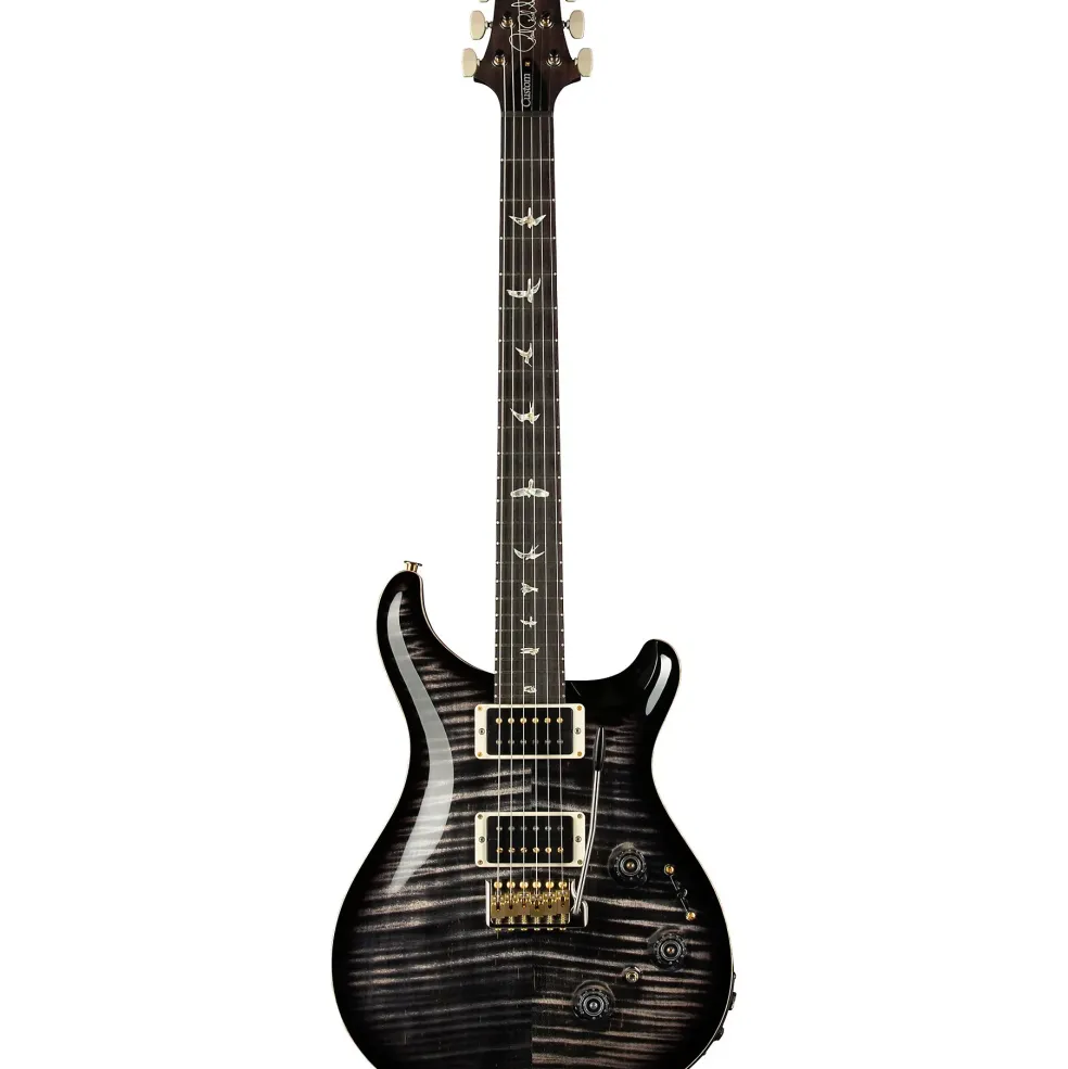 PRS Custom 24 Piezo 10-Top Electric Guitar Charcoal Burst
