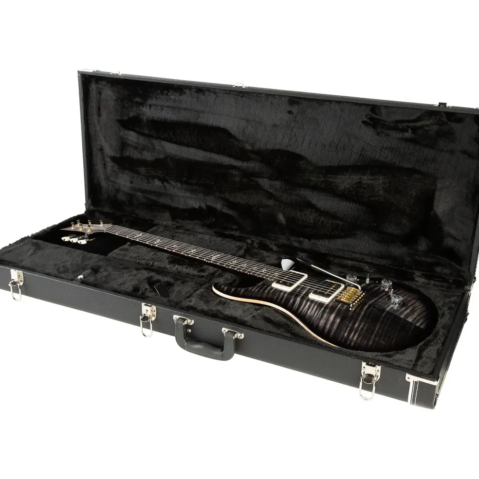 PRS Custom 24 Piezo 10-Top Electric Guitar Charcoal Burst