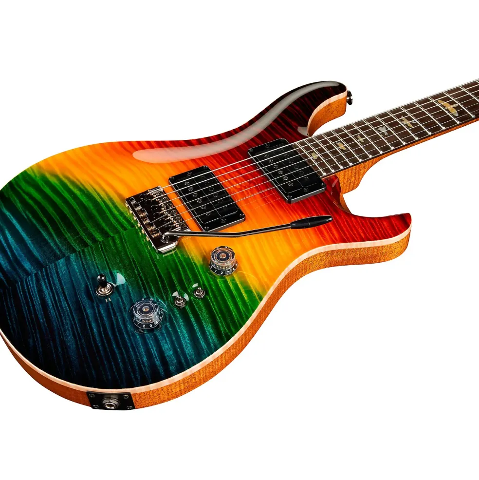 PRS Private Stock Custom 24-08 With Curly Maple Top Figured Mahogany Back and Neck, Brazilian Rosewood Fretboard, Pattern Regular Neck Shape Electric Guitar Darkside Cross Fade