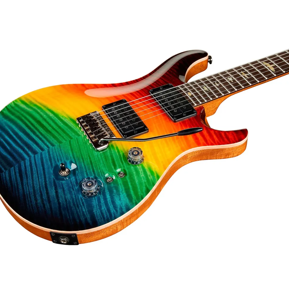 PRS Private Stock Custom 24-08 With Curly Maple Top, Figured Mahogany Back and Neck, Brazilian Rosewood Fretboard, Pattern Regular Neck Shape Electric Guitar Darkside Cross Fade