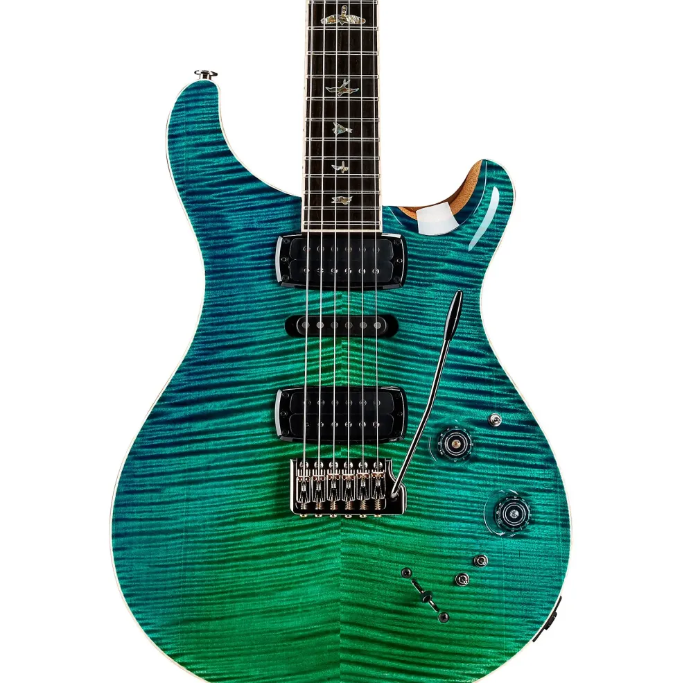 PRS Private Stock Modern Eagle V Curly Maple Top & Ebony Fretboard with Pattern Neck Electric Guitar Laguna Dragon's Breath