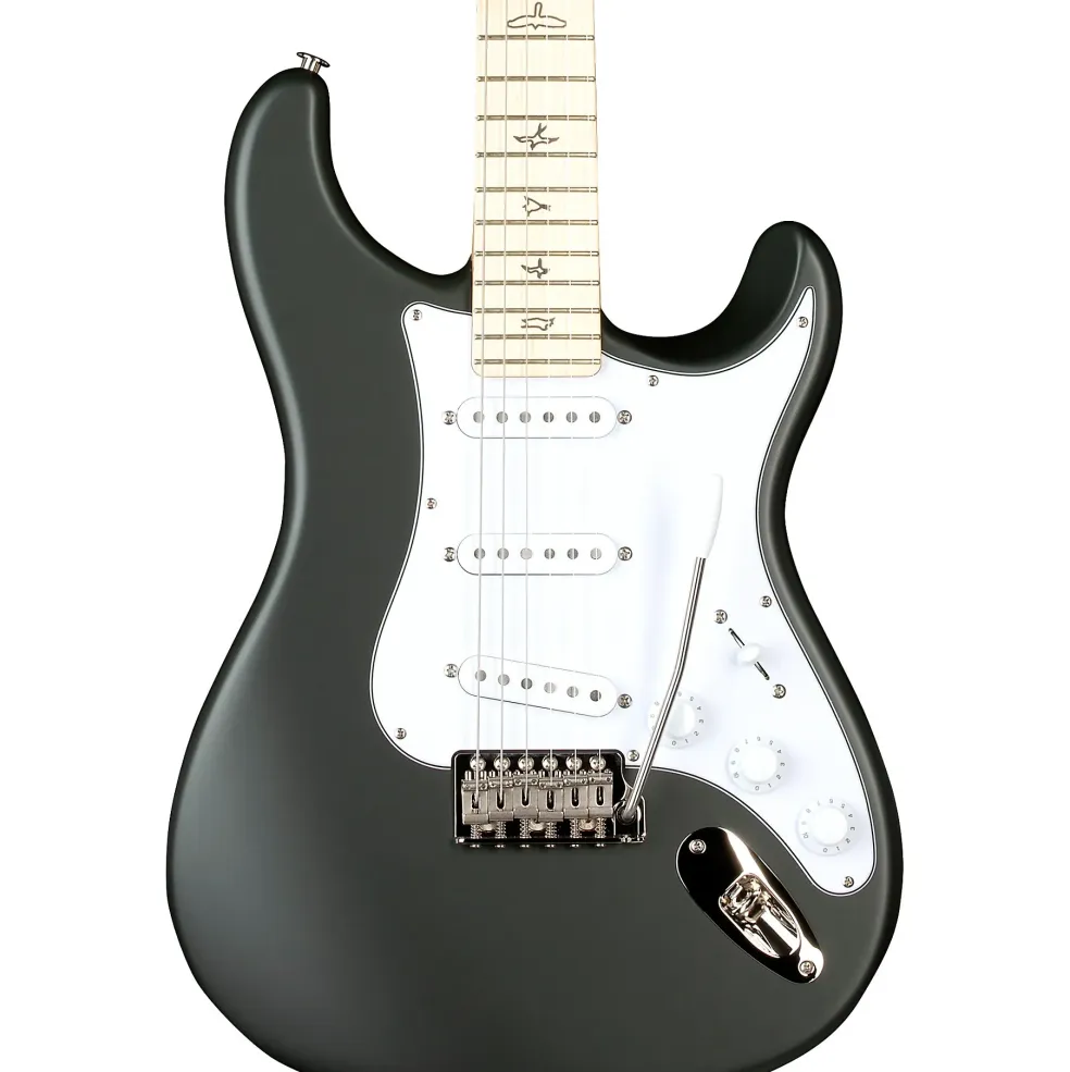 PRS Silver Sky With Maple Fretboard Electric Guitar Faded Black Tee Satin
