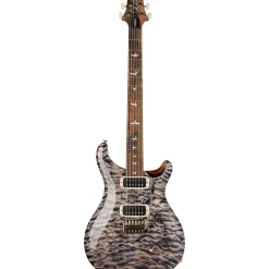 PRS Wood Library Custom 24-08 With Stained Maple Neck and Ziricote Fretboard Electric Guitar Charcoal