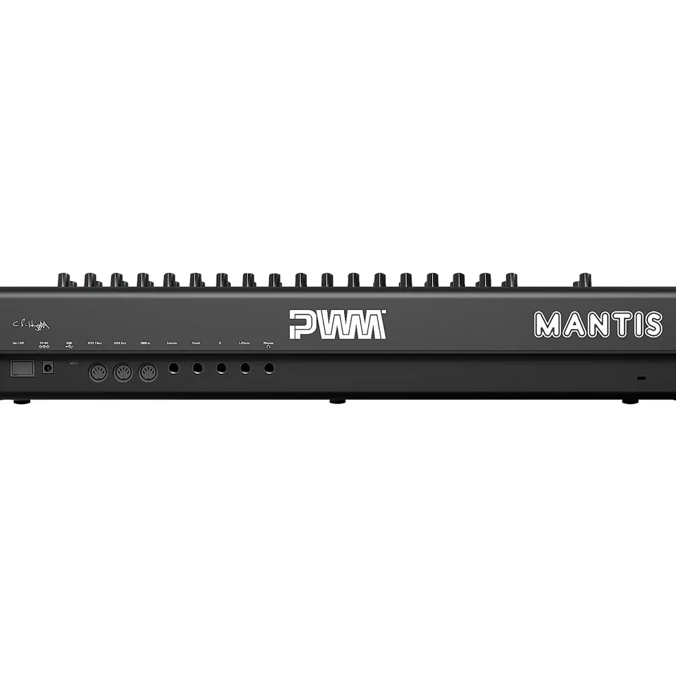 PWM Instruments Mantis Hybrid Synthesizer Keyboard With Metal Sustain Pedal