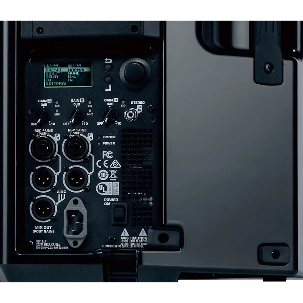 QSC K12.2 Powered 12" 2-Way Loudspeaker System With Advanced DSP