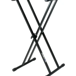 Quik-Lok Double Braced Keyboard Stand