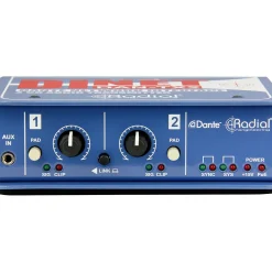 Radial Engineering DiNET DAN-TX2 2-Channel Dante Network Transmitter