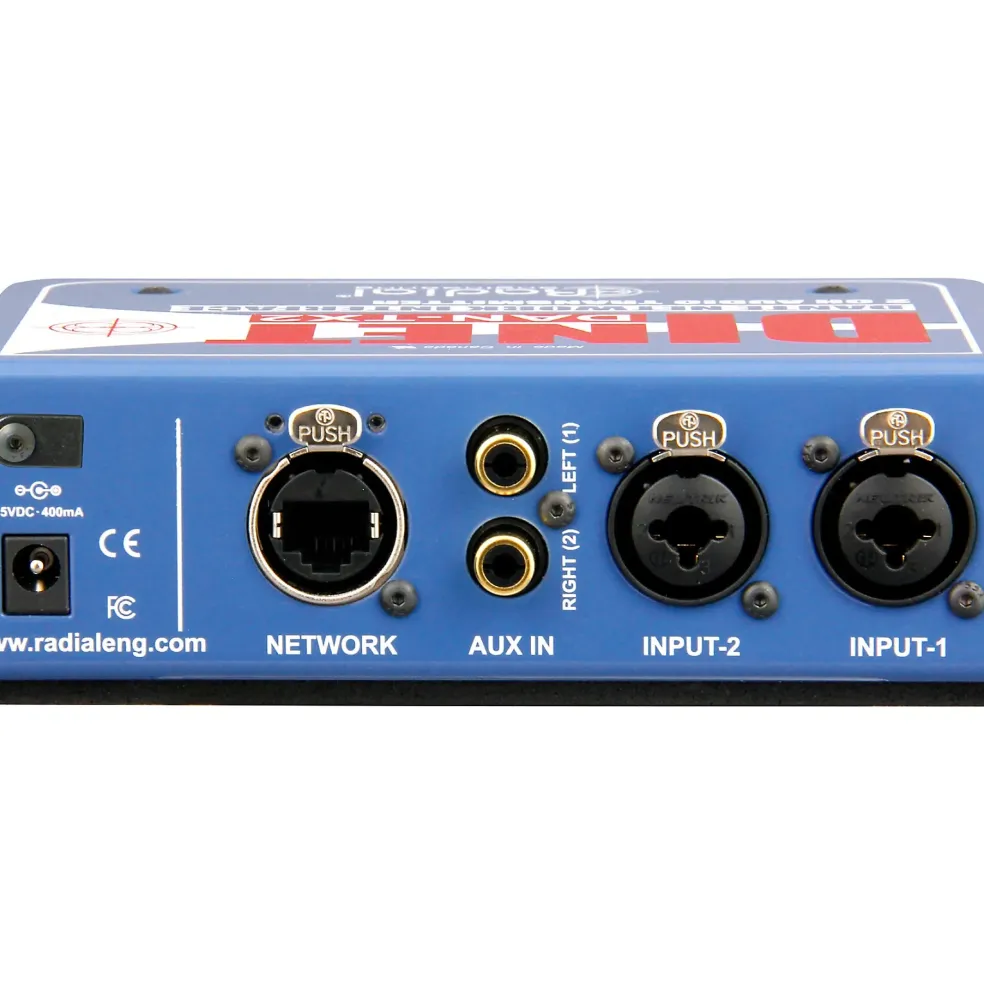 Radial Engineering DiNET DAN-TX2 2-Channel Dante Network Transmitter