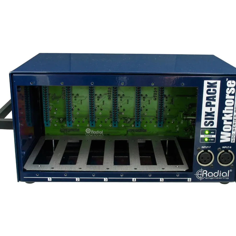 Radial Engineering Workhorse - SixPack 500 Series Desktop Rack