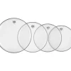 Remo Ambassador Standard Resonant Pro Pack With Free 14" Ambassador Hazy Snare Side Drum Head Clear