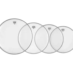 Remo Ambassador Standard Resonant Pro Pack With Free 14" Ambassador Hazy Snare Side Drum Head Clear