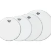 Remo Ambassador X Standard Drumhead Pack, Buy 3 Get a Free 14 Inch Head