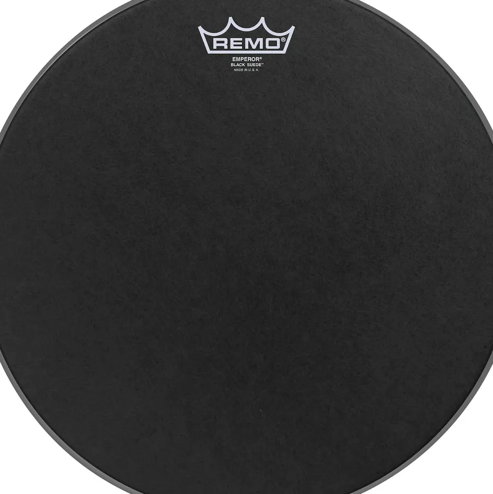 Remo Black Suede Emperor Batter Drum Head 14 in.