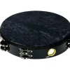 Remo Double Row Wild Tambourine 10 in. Skyndeep Black