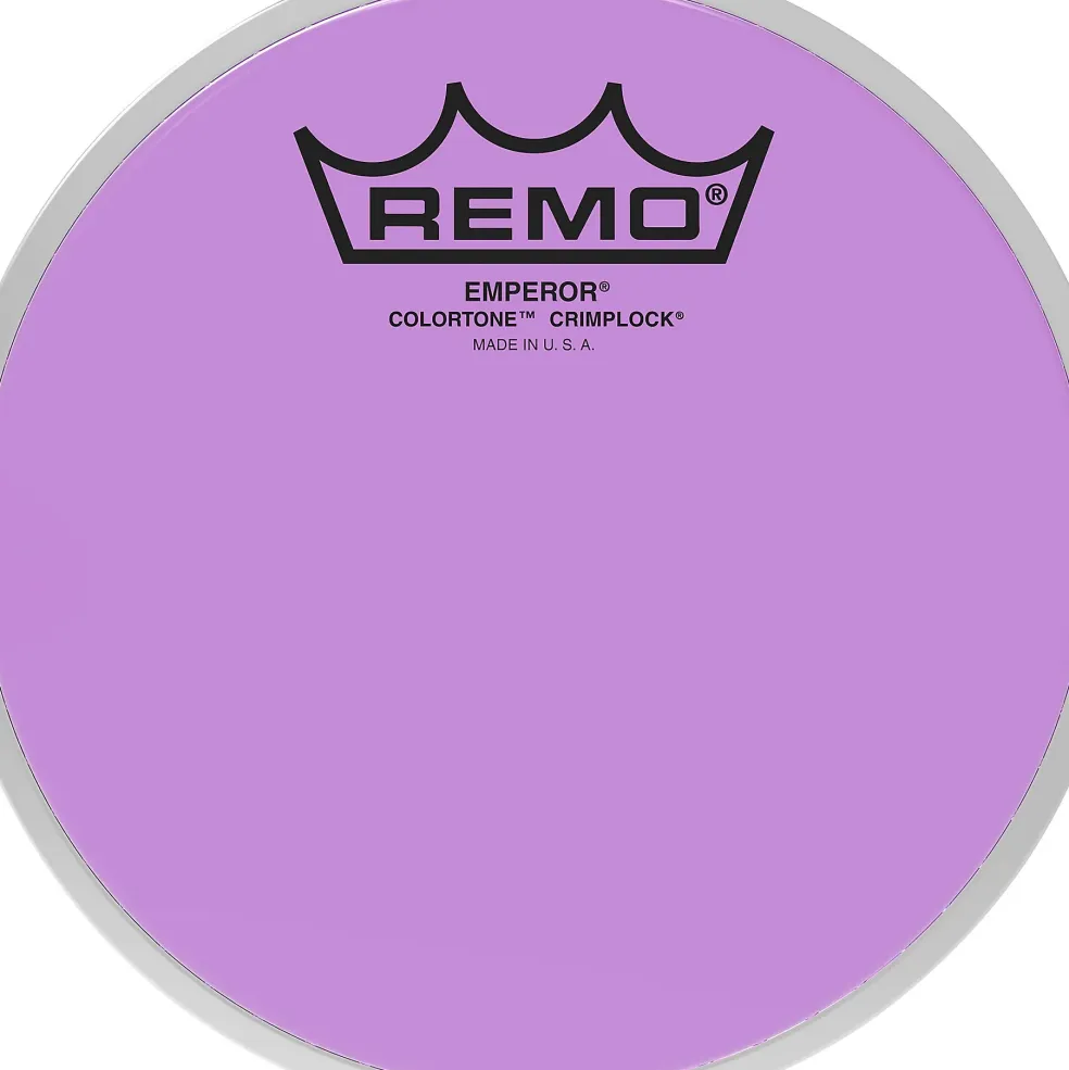 Remo Emperor Colortone Crimplock Purple Tenor Drum Head 12 in.