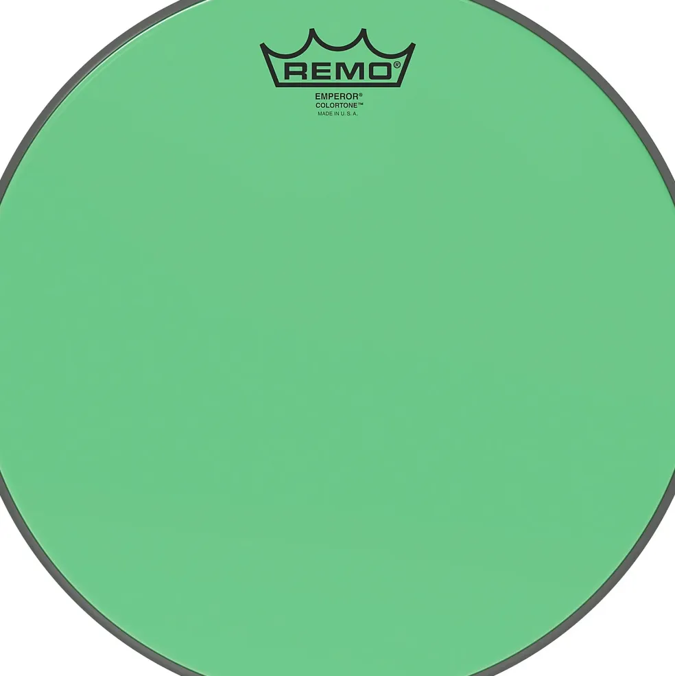 Remo Emperor Colortone Green Drum Head 12 in.