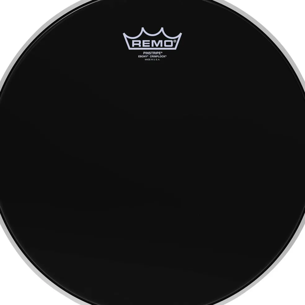 Remo Pinstripe Ebony Crimplock Drum Head 14 in.