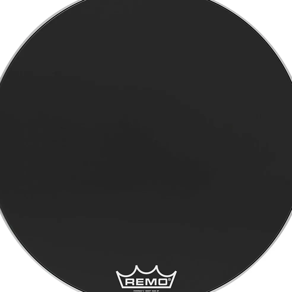 Remo Powermax 2 Ebony Crimplock Bass Drum Head 30 in.