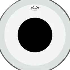 Remo Powerstroke 3 Clear Bass Drum Head With Black Dot 22 in.