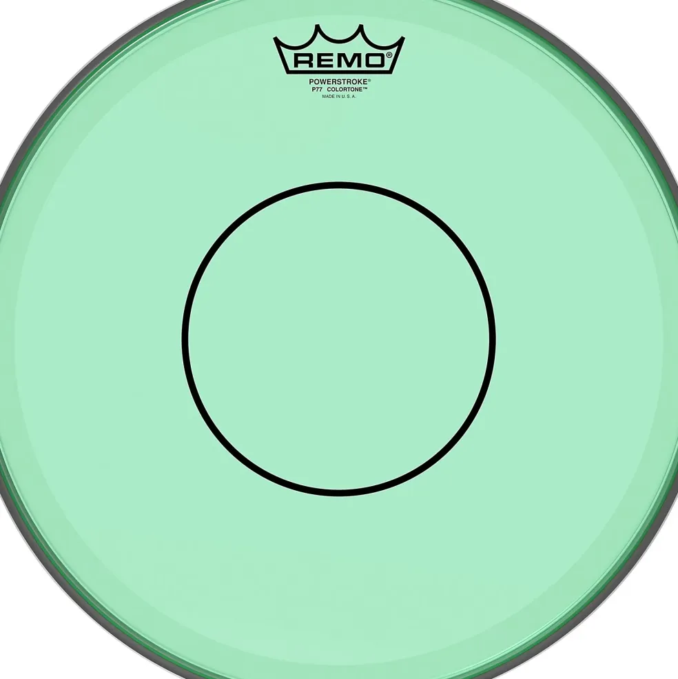 Remo Powerstroke 77 Colortone Green Drum Head 14 in.
