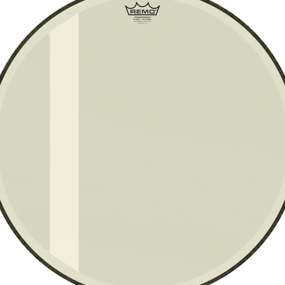 Remo Powerstroke 3 Hazy Felt Tone Bass Drum Head 20 in.