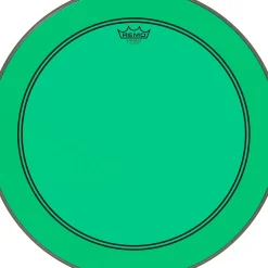 Remo Powerstroke P3 Colortone Green Bass Drum Head 22 in.