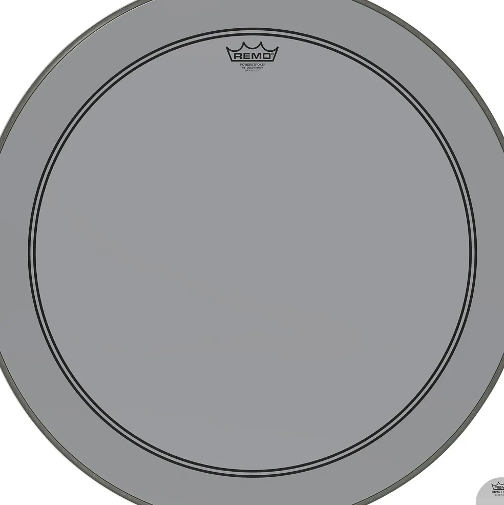 Remo Powerstroke P3 Colortone Smoke Bass Drum Head 26 in.