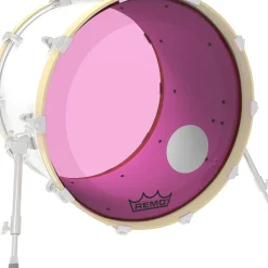 Remo Powerstroke P3 Colortone Purple Bass Drum Head 20 in.