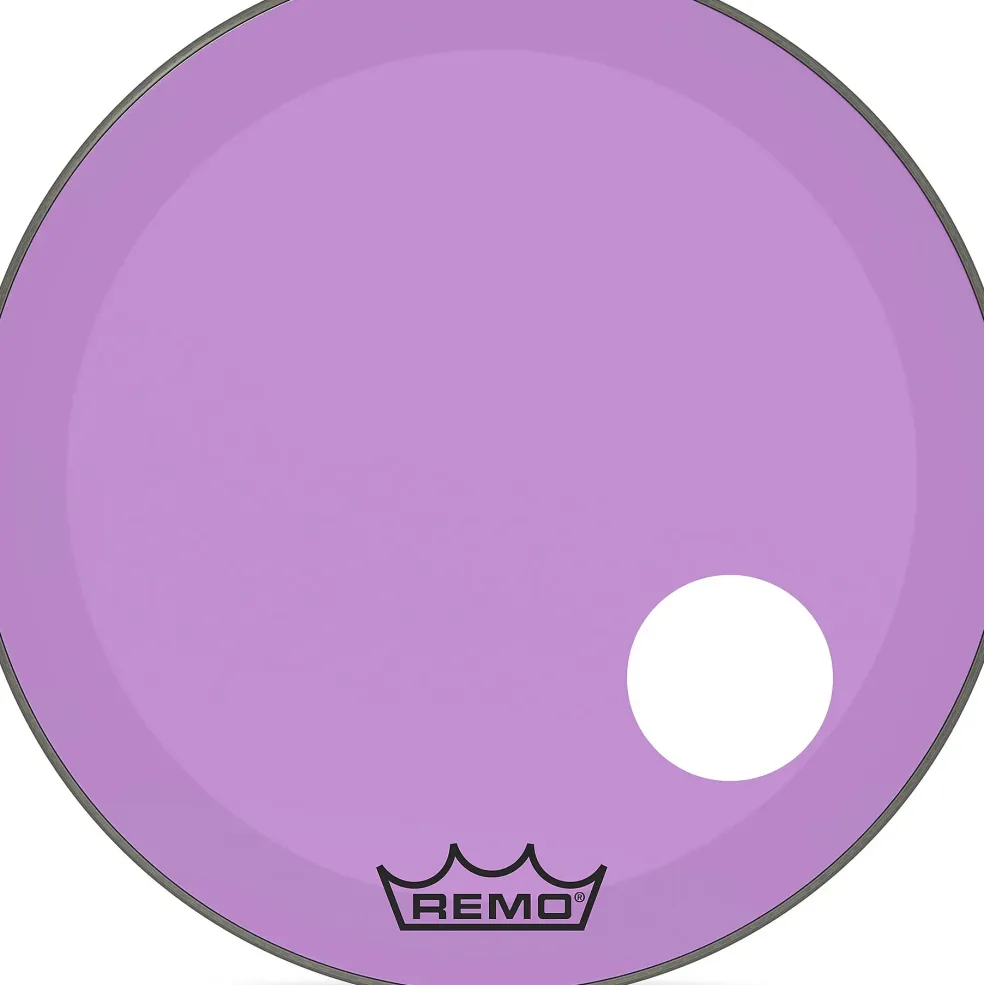 Remo Powerstroke P3 Colortone Purple Resonant Bass Drum Head 26 in.