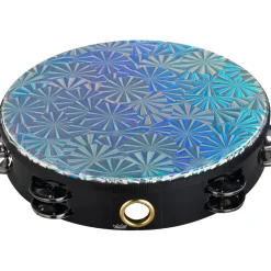 Remo Prizmatic Double Row Tambourine 10 in. Chrome
