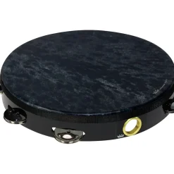 Remo Single Row Wild Tambourine 10 in. Skyndeep Black