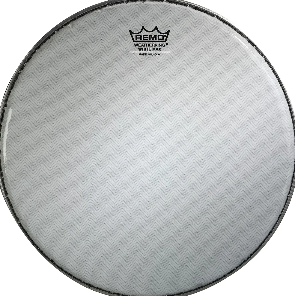 Remo White Max Crimped Smooth White Marching Snare Drum Head 14 in.