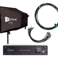 RF Venue COMBINE6HDR With CP Beam Antenna & Cable Black