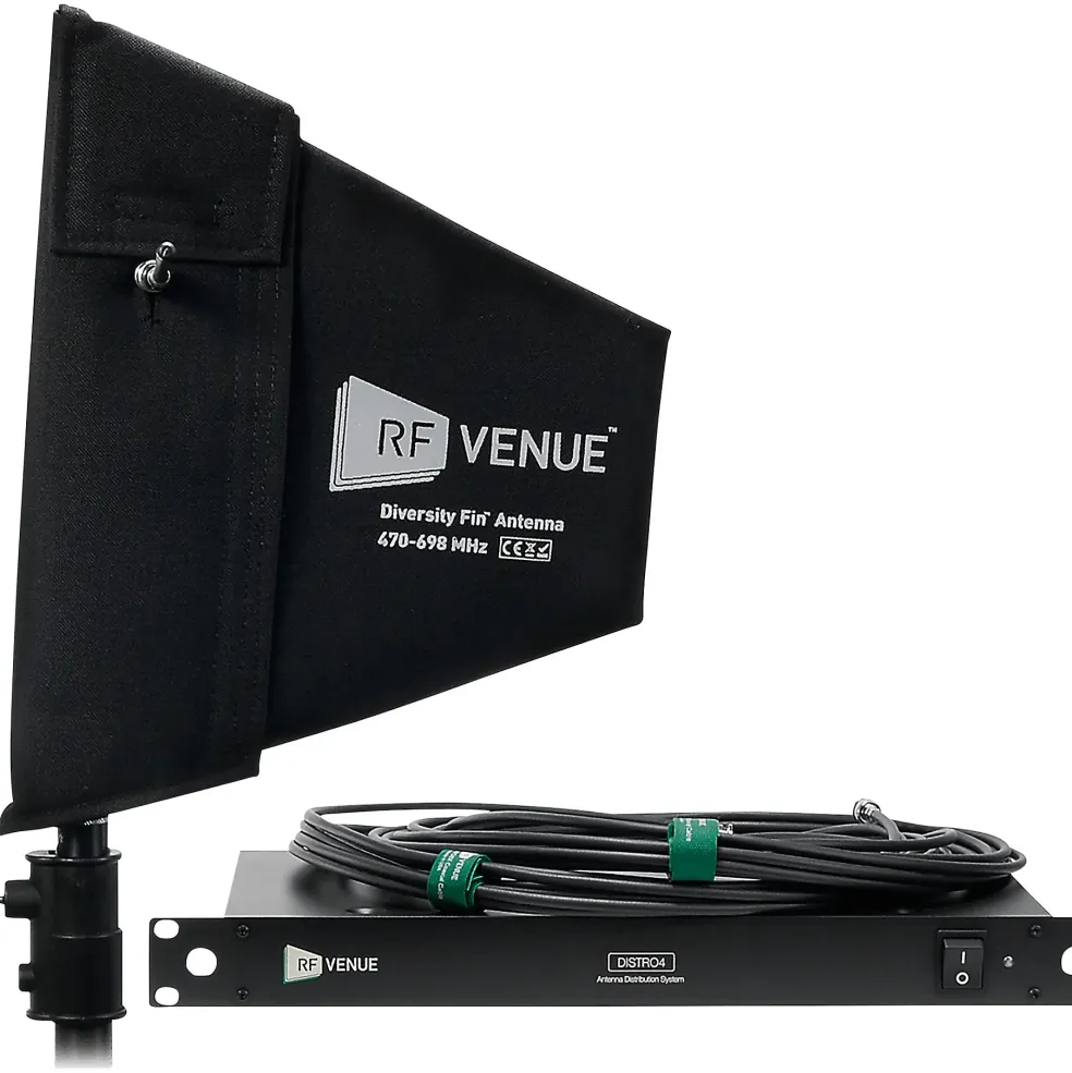 RF Venue Diversity Fin DISTRO4 Package Black
