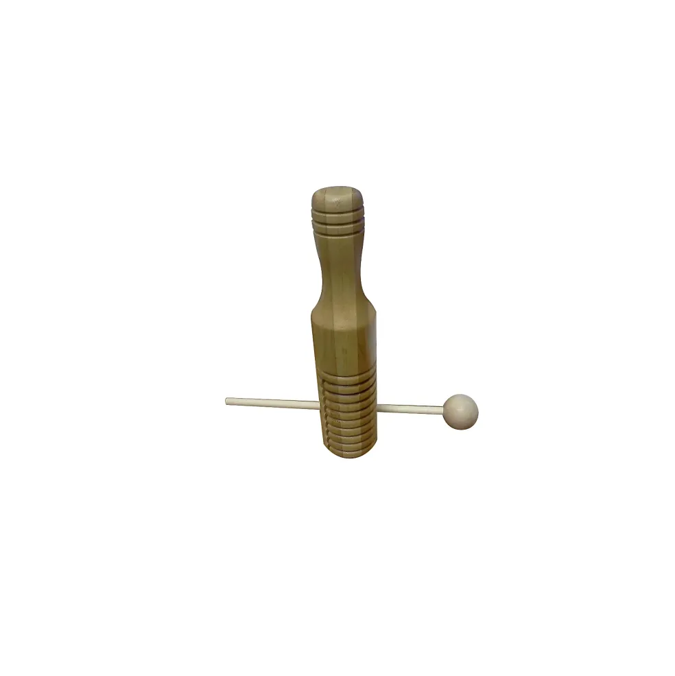 Rhythm Band Guiro Tone Block Bamboo Small