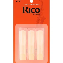 Rico Alto Saxophone Reeds, Box of 3 Strength 2