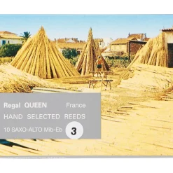 Rigotti Queen Reeds for Alto Saxophone Strength 2.5 Box of 10