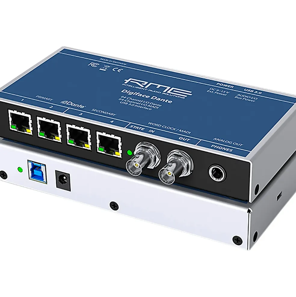 RME Digiface Dante Dante/MADI/USB 3.0 Audio Interface